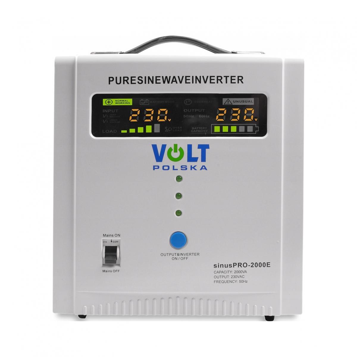 VOLT Zasilacz awaryjny SINUS PRO 2000 E 12/230V (1250/2000W)
