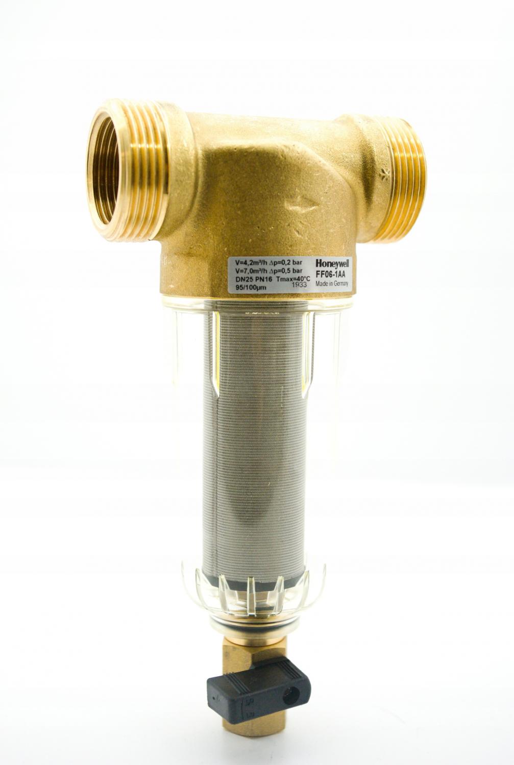 RESIDEO BRAUKMANN Filtr mini-plus do wody pitnej, 1, z opłukiwaniem