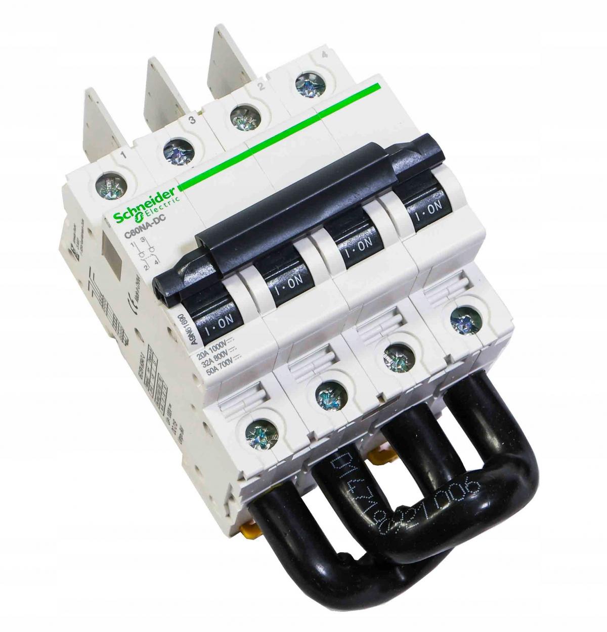 SCHNEIDER ELECTRIC Rozłącznik DC C60NA-DC-50 50A 2-biegunowy 1000VDC