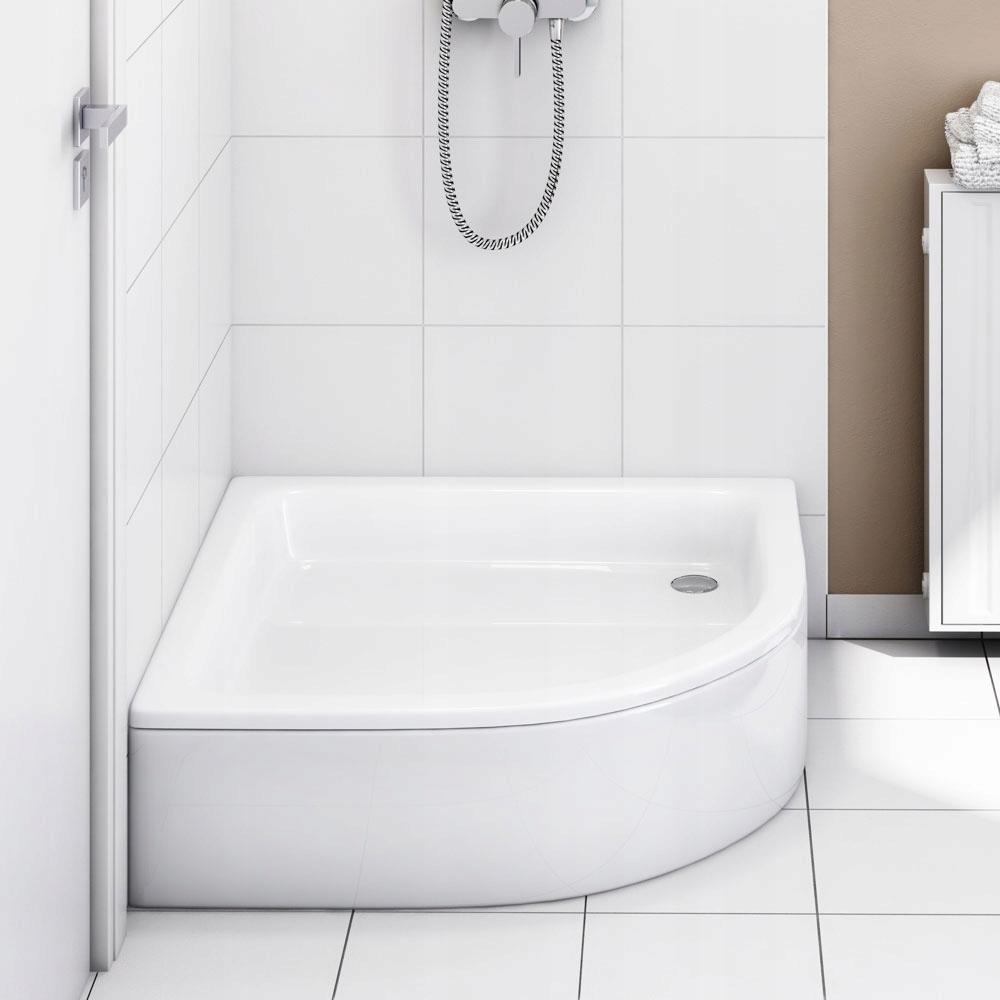 SCHEDPOL Brodzik akryl Grawello z podbud Stabilsound Plus 90x90 półokrągły