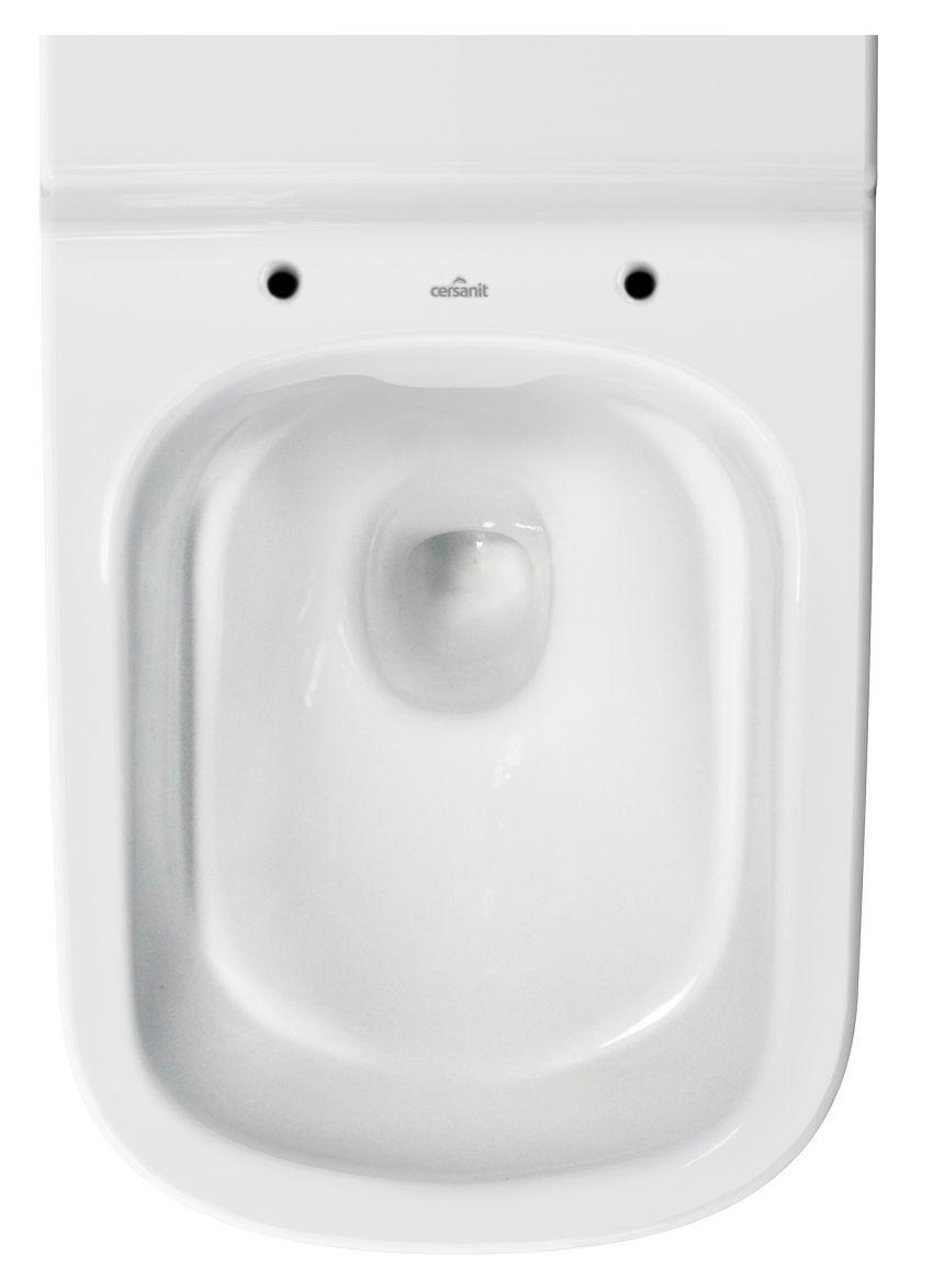 Zestaw 741 Miska zawieszana bezkołnierzowa Caspia New CleanOn, deska duropl