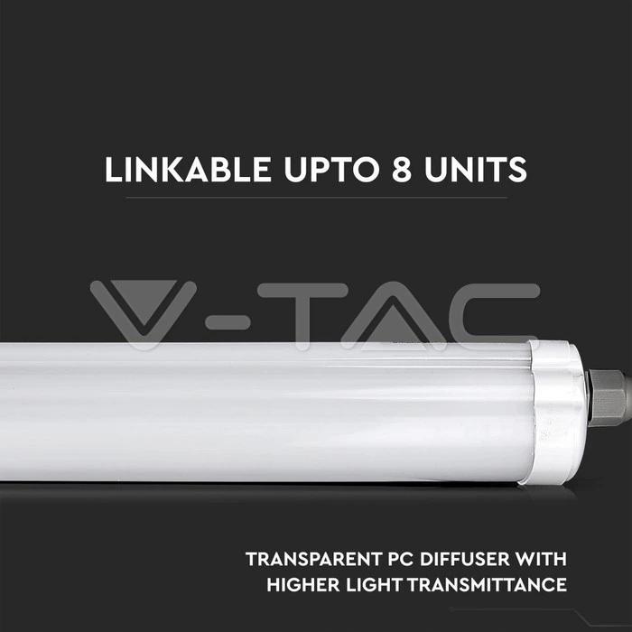 Oprawa Hermetyczna LED V-TAC G-SERIES 120cm 36W 120Lm/W VT-1249 4000K 4320l