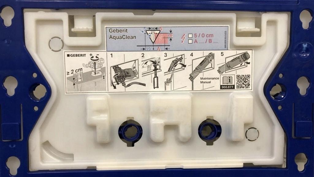 Przycisk uruchamiający GEBERIT Sigma50 przedni czarny