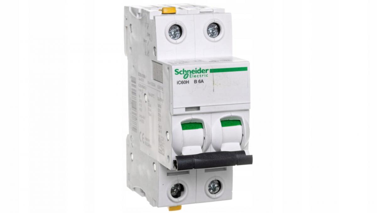 SCHNEIDER ELECTRIC Wyłącznik nadprądowy iC60H-B6-2 B 6A 2-biegunowy