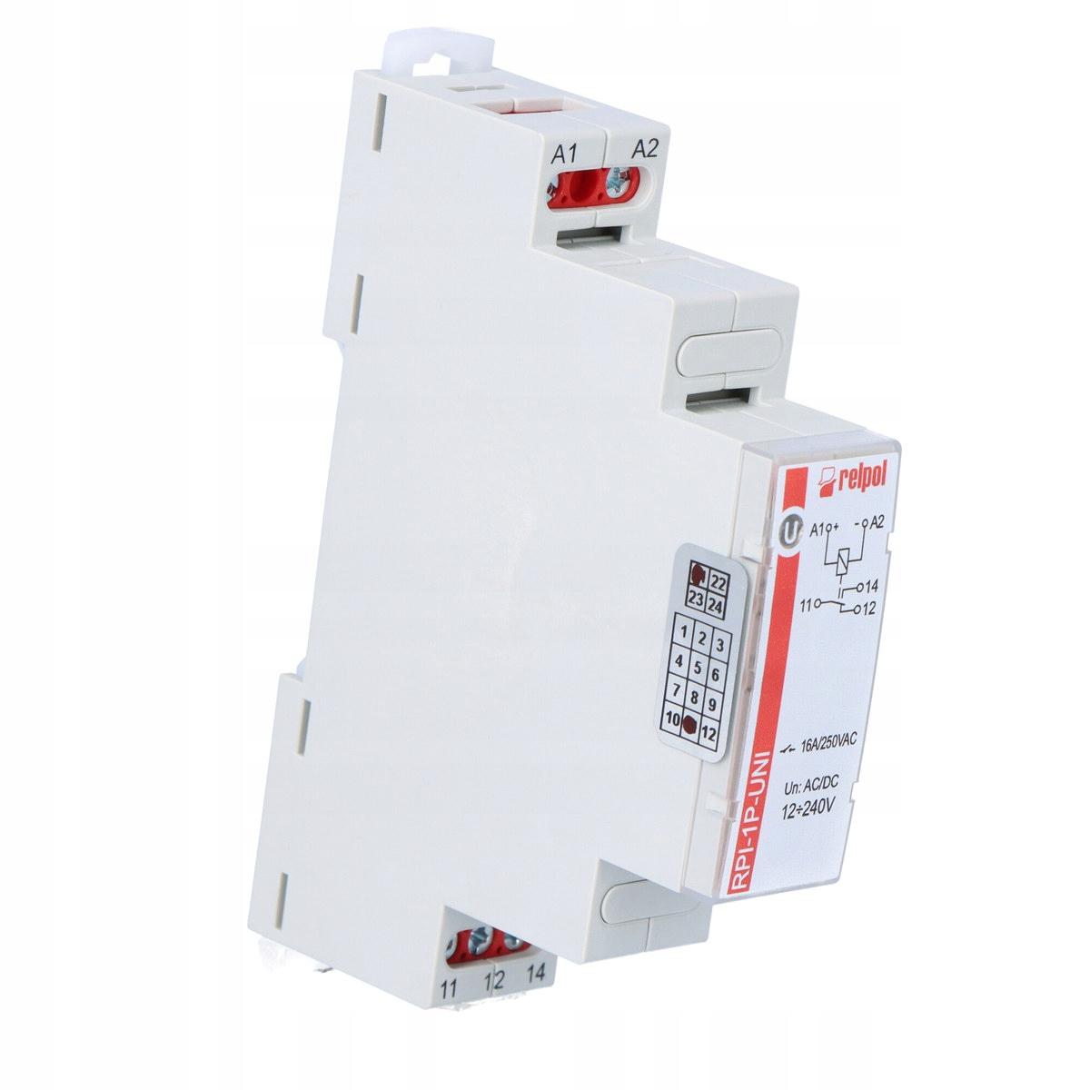 RELPOL Przekaźnik instalacyjny RPI-1P-UNI