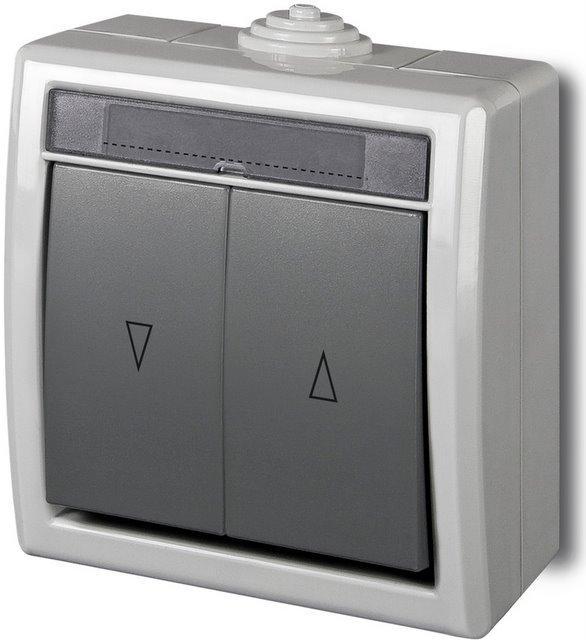 ELEKTRO-PLAST NASIELSK Łącznik żaluzjowy, natynkowy, IP55, szary, AQUANT