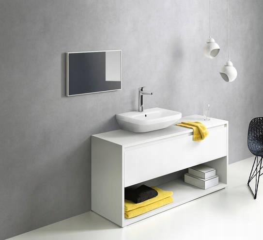Bateria umywalkowa stojąca Hansgrohe logis srebrny