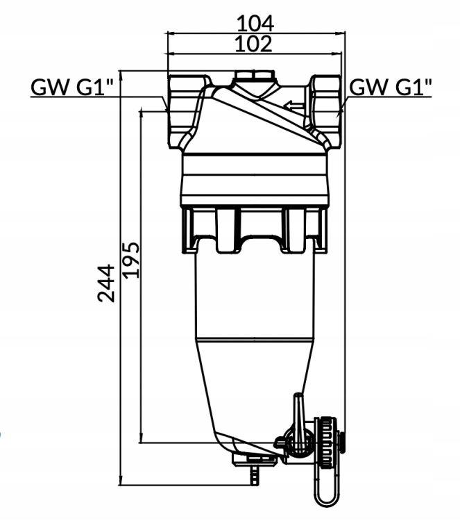 AFRISO-SEPARATOR ZANIECZ.ADS180 1 7718000