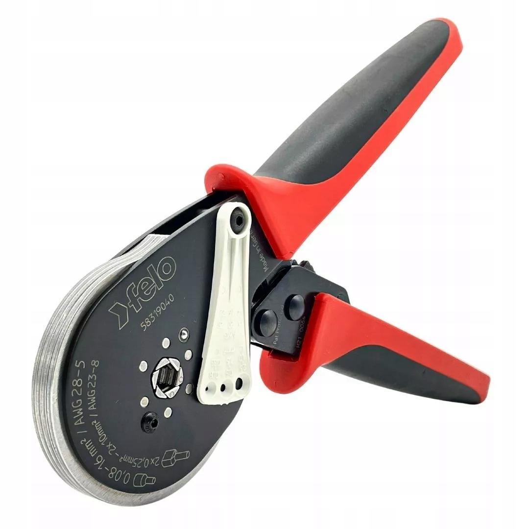 Zaciskarka do tulejek kablowych 0,08 - 16 mm2