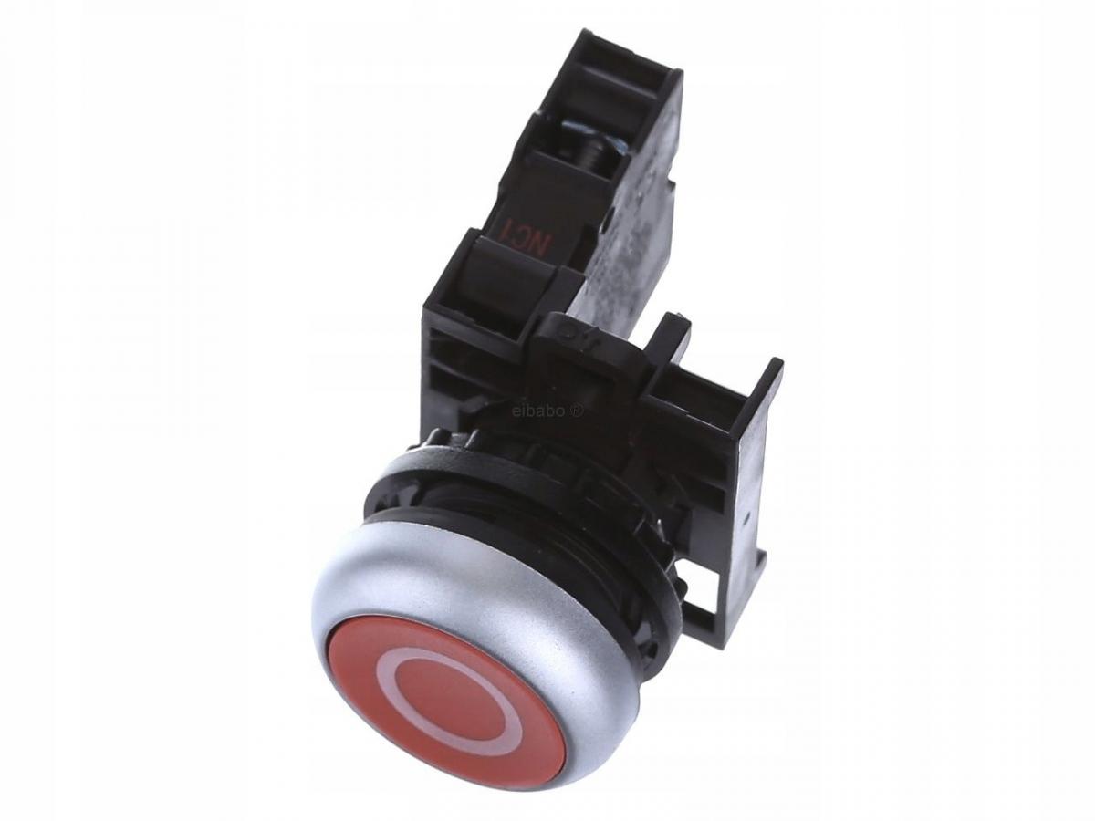 EATON Napęd M22-D-R-X0/K01 przycisk płaski czerwony 1R bez samopowrotu
