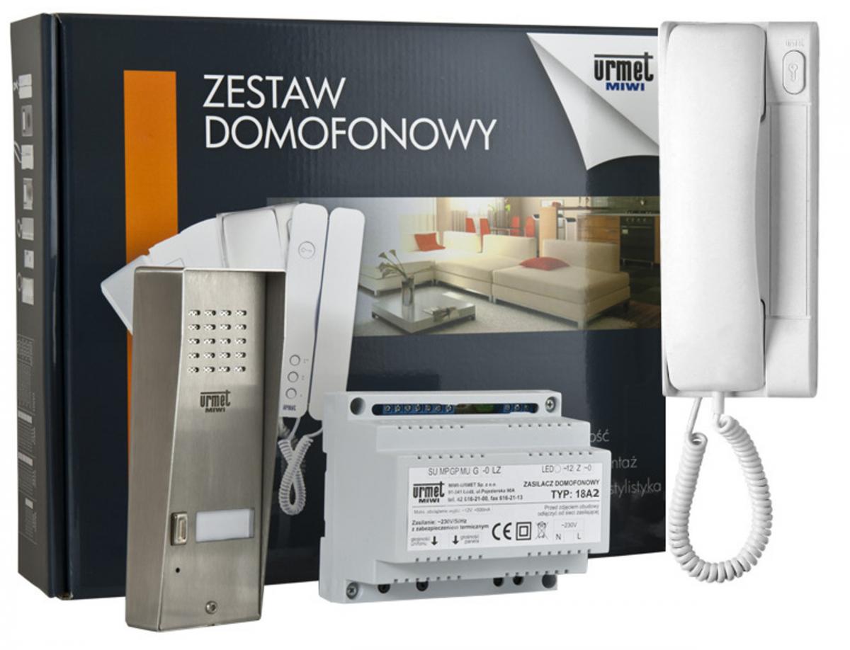 MIWI-URMET Zestaw domofonowy jednorodzinny - słuchawka 1133 - Miwus