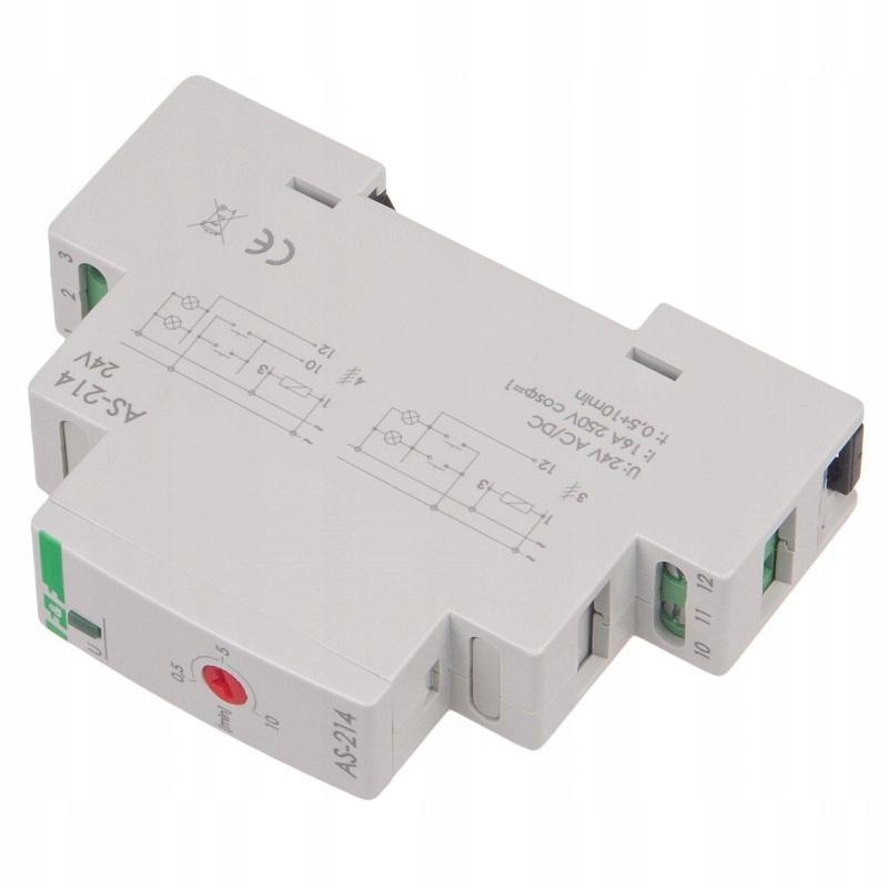 F&F Automat schodowy AS-214 Un=24V, I=16A , 1 moduł