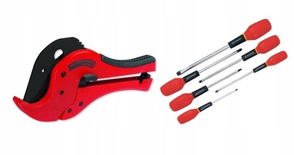 ROTHENBERGER Zestaw nożyce ROCUT TC 63 + wkrętaki EUROLINE