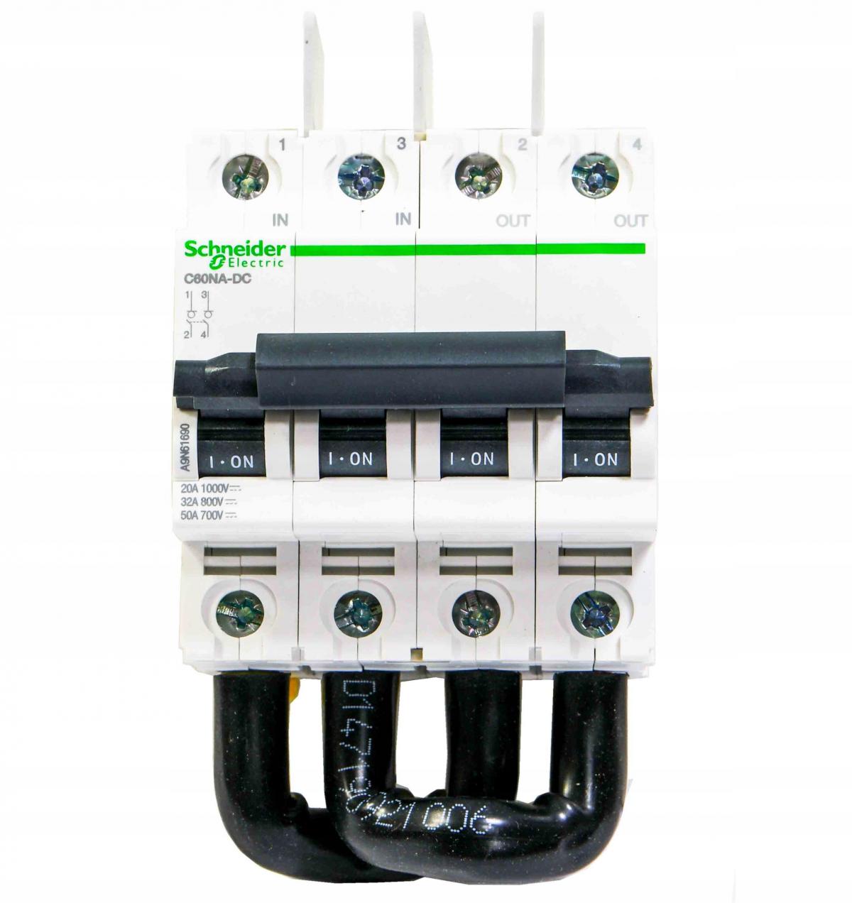 SCHNEIDER ELECTRIC Rozłącznik DC C60NA-DC-50 50A 2-biegunowy 1000VDC