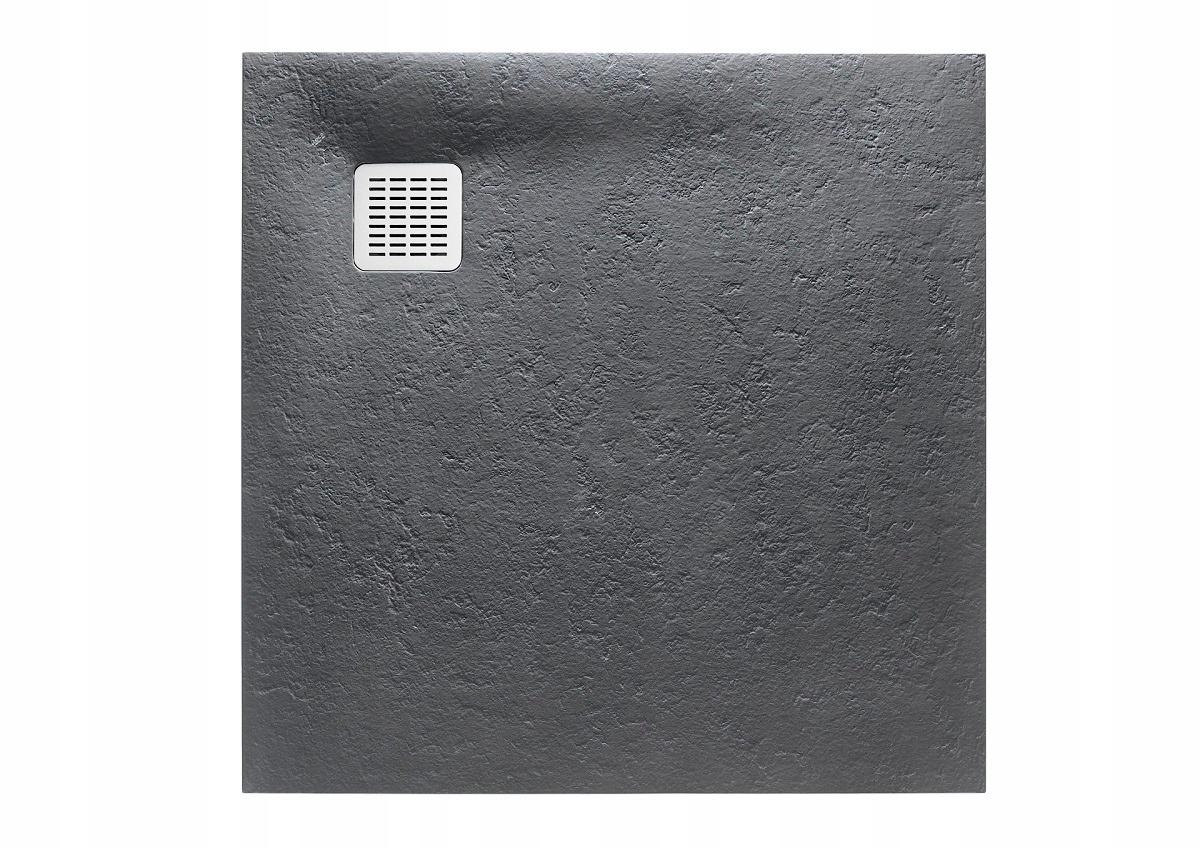 Brodzik prysznicowy kompozyt STONEX kwadrat 90x90x2.8cm TERRAN syfon osłona