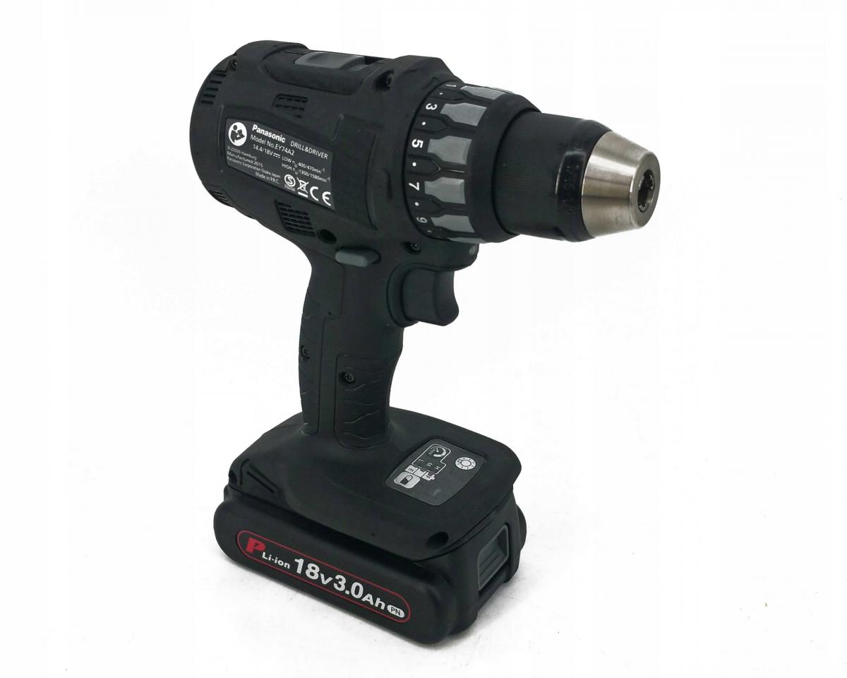 Zestaw PANASONIC Wiertarko-wkrętarka 18V z 2 x 3,0Ah + ładowarka + w Systai