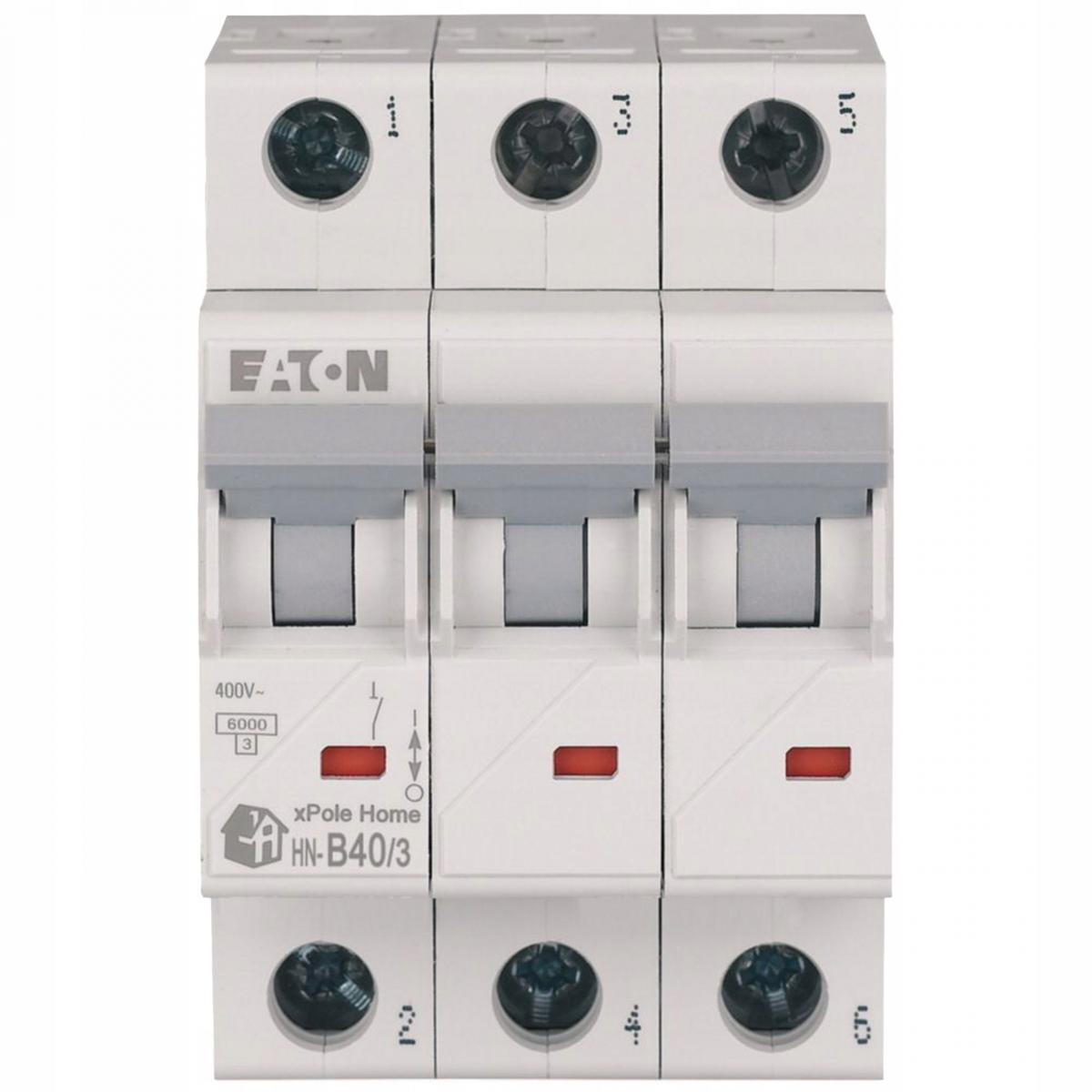 EATON Wyłącznik nadprądowy 6kA HN-B40/3