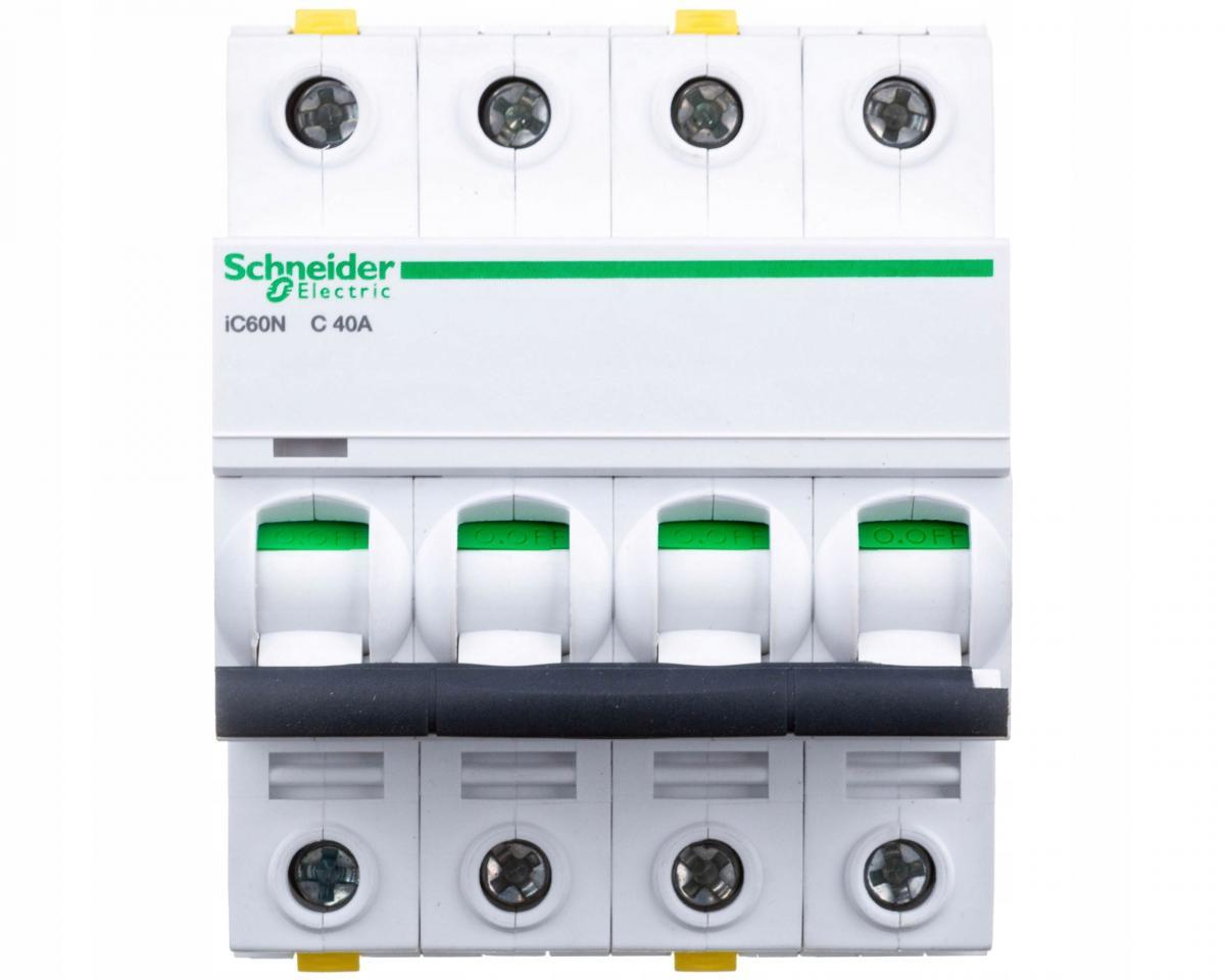 SCHNEIDER ELECTRIC Wyłącznik nadprądowy iC60N-C40-4 C 40A 4-biegunowy