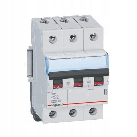 LEGRAND Wyłącznik nadprądowy S 303 3P C 16A 6000A TX3