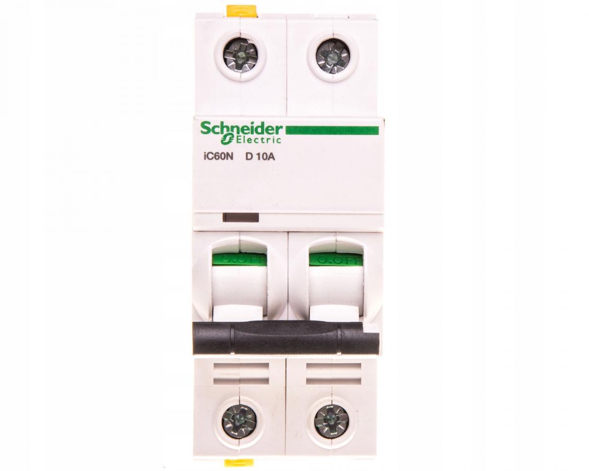 SCHNEIDER ELECTRIC Wyłącznik nadprądowy iC60N-D10-2 D 10A 2-biegunowy