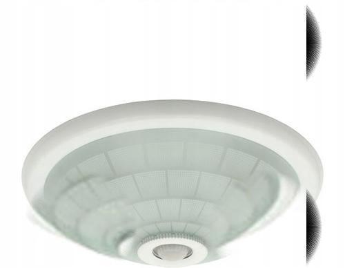 KANLUX Plafon FOGLER DL-240O E27 2x40W, z czujnikiem ruchu, IP20, biały