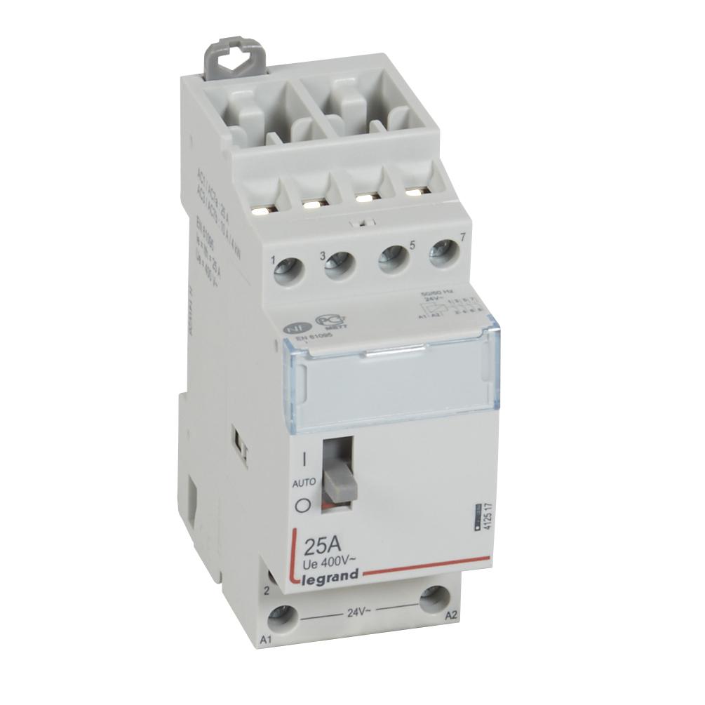 LEGRAND Stycznik modułowy SM 425 25A 24V 4NO z manipulatorem