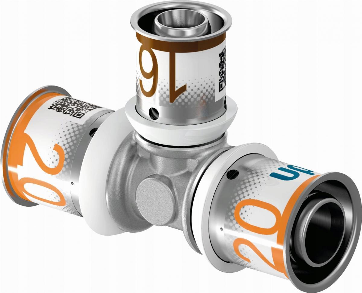 Uponor S-Press PLUS trójnik redukcyjny 25-16-20