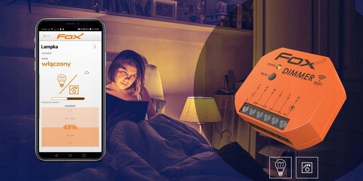 F&F ŚCIEMNIACZ OSWIETLENIA Wi-Fi 230V DIMMER FOX