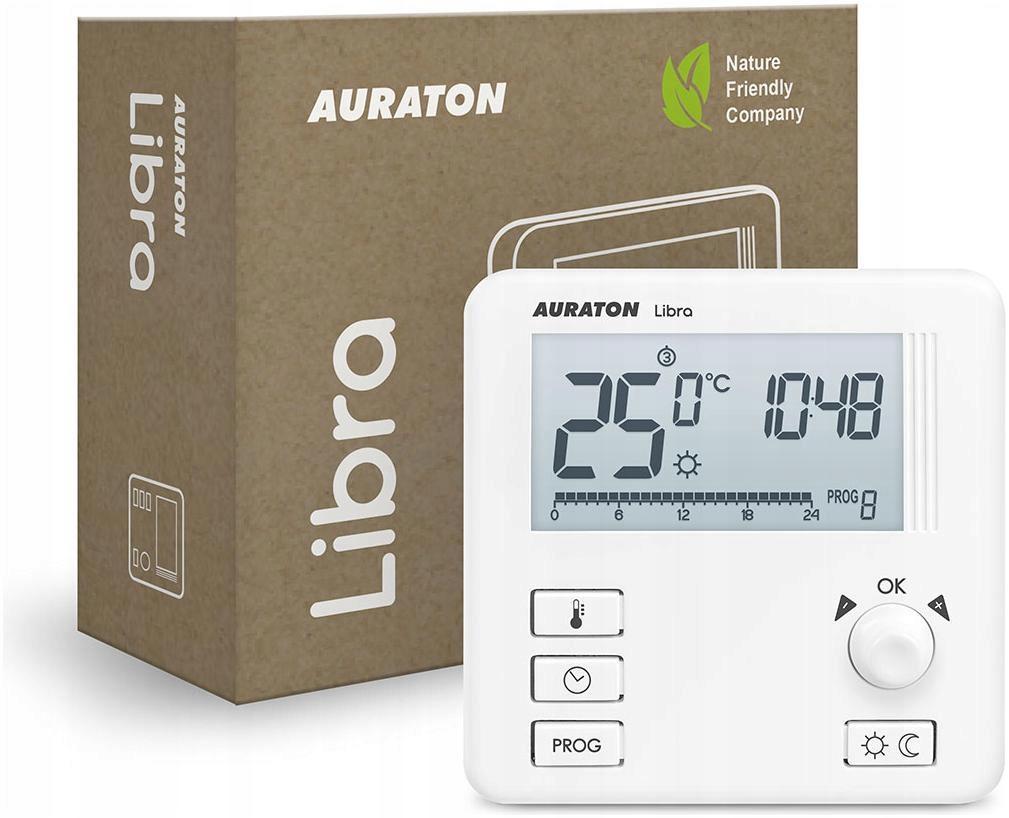 AURATON Libra - Tygodniowy, przewodowy regulator temperatury, (następca mod