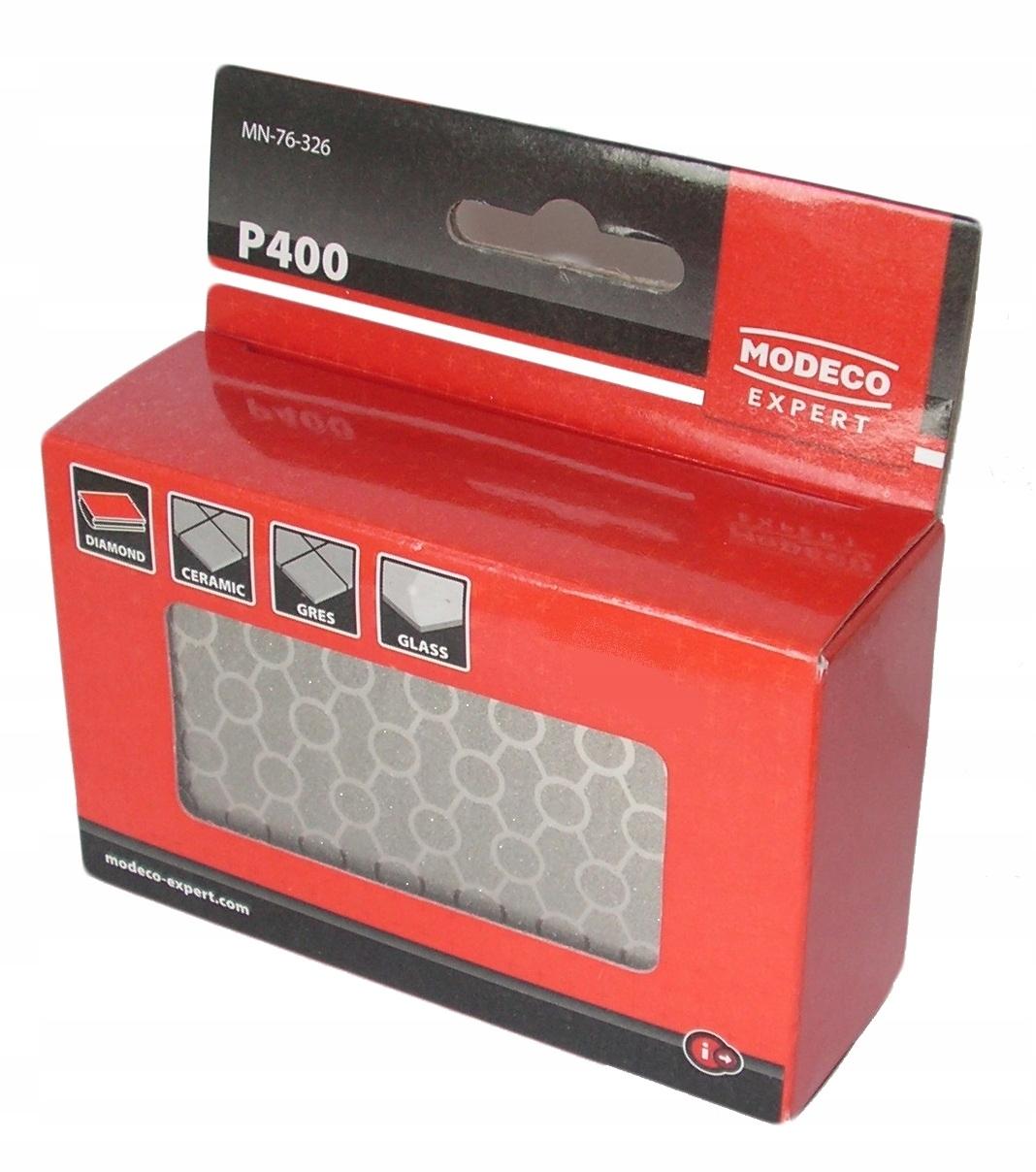 MODECO EXPERT Gąbka diamentowa P400 ceramic gres glass