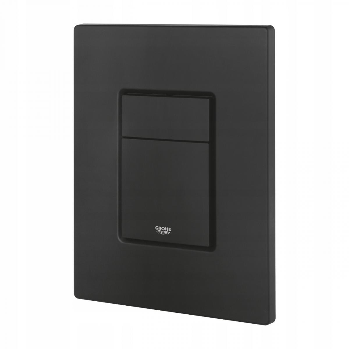 Przycisk GROHE Skate Cosmopolitan do WC z ABS phantom black 156 x 197 mm