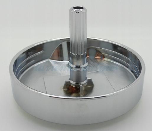 Pokrętło do syfonu wannowego Simplex tworzywo sztuczne / chromowany