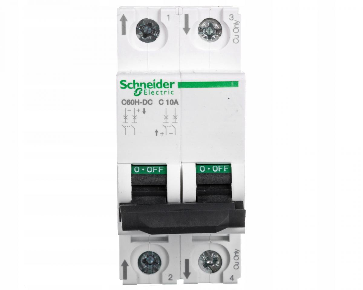 SCHNEIDER ELECTRIC Wyłącznik nadprądowy C60H-DC-C10-2 C 10A 2-biegunowy
