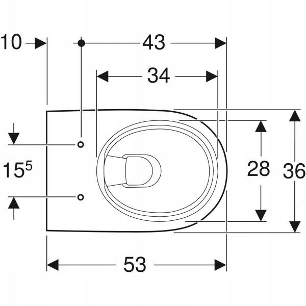 GEBERIT Zestaw stelażowy Duofix Basic Selnova Premium
