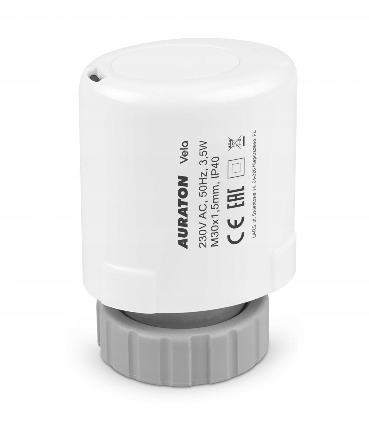 AURATON Vela - siłownik termoelektryczny, (następca modelu TE230-30 PRO)
