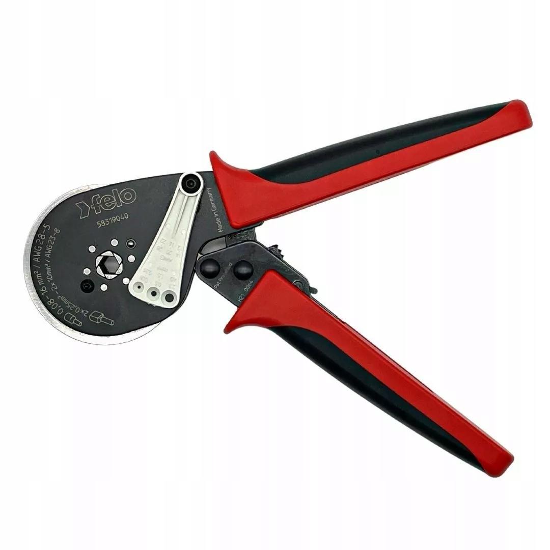 Zaciskarka do tulejek kablowych 0,08 - 16 mm2