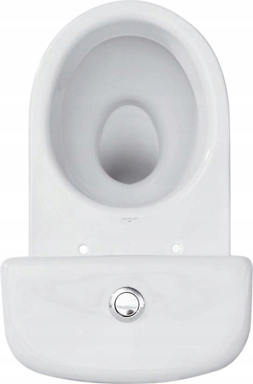 Kompakt 331 Merida 3/6 l, odpływ poziomy, deska polipropylenowa, wolnoopada