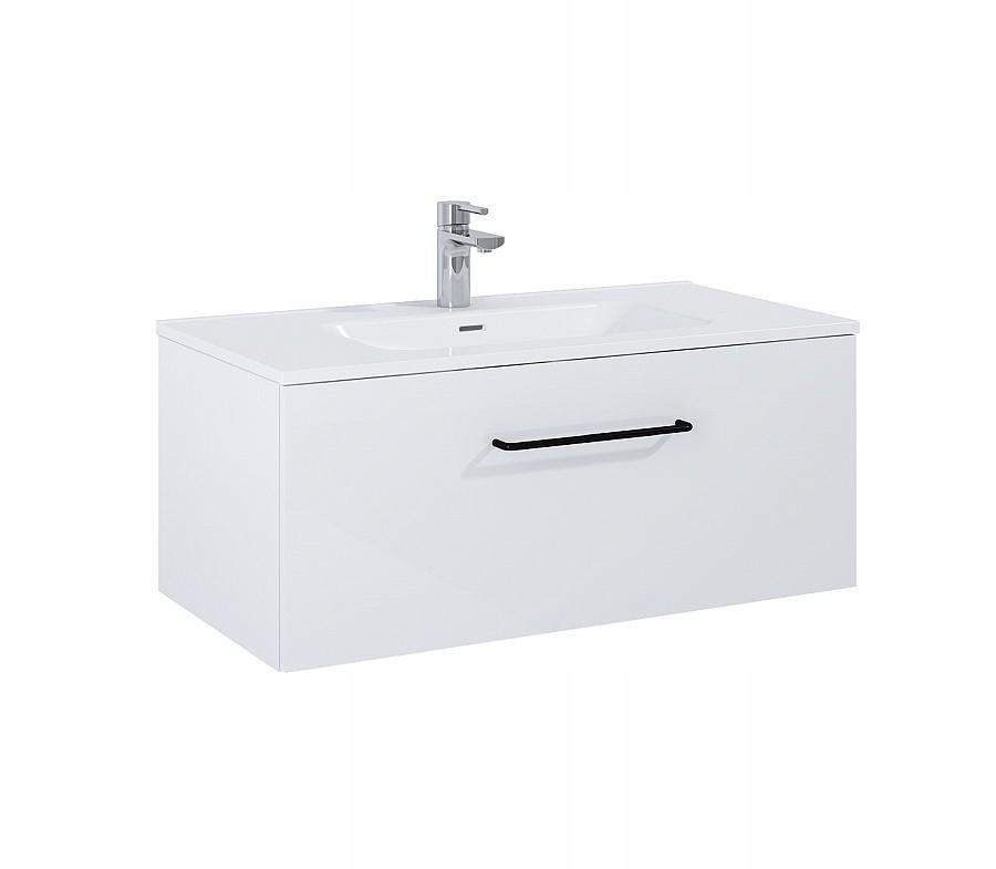 Szafka 900 x 456 x 370 mm white 1 szuflada ELITA Futuris 90 1S