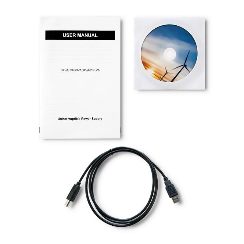 QOLTEC Zasilacz awaryjny UPS On-line Pure Sine Wave 10kVA 8kW LCD USB