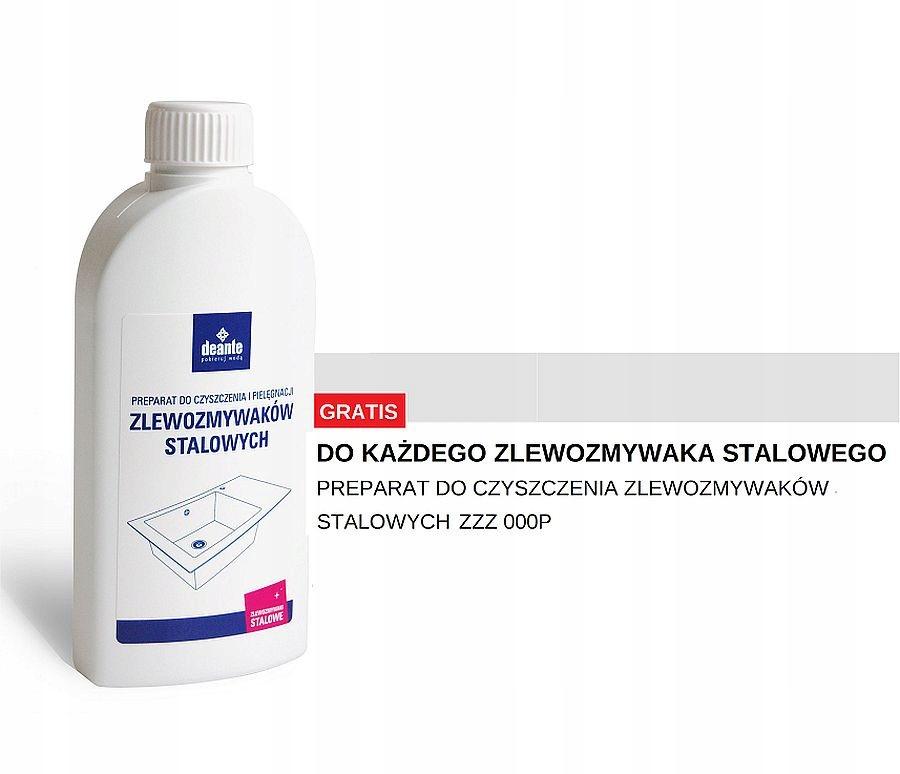 Zlewozmywak Twist dekor 1-komorowy z ociekaczem 580x445x160, 3,5 + osprzęt