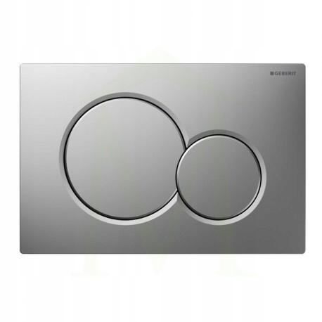 GEBERIT Przycisk spłukujący Sigma01, przedni, chrom mieszany