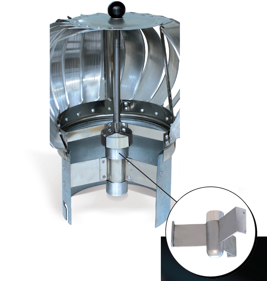 PRODMAX Nasada podłużna aluminiowa fi 150mm