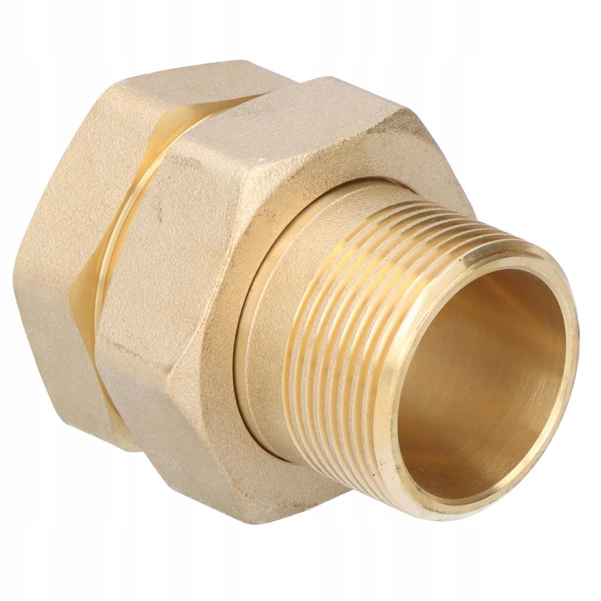 Śrubunek Twist prosty krótki 1 1/4 o-ring mosiadz