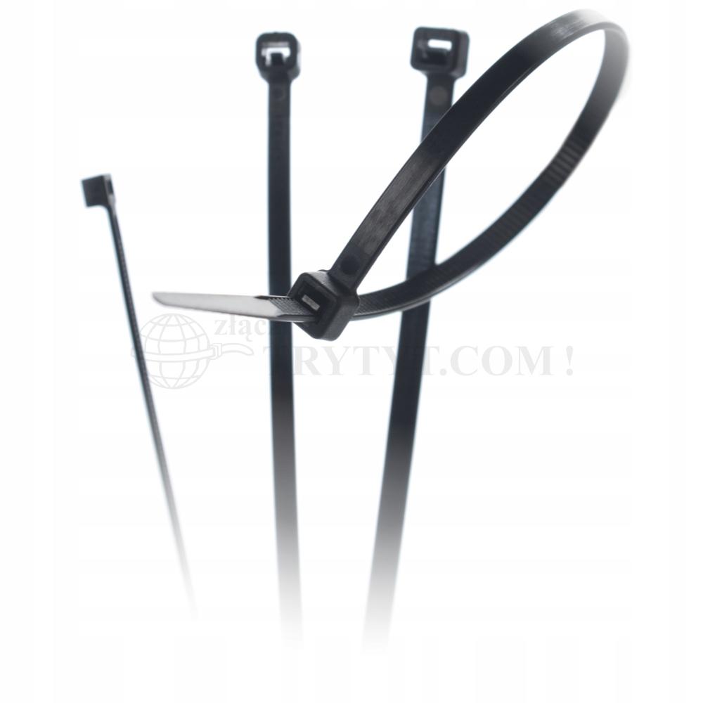 ONNLINE Opaska kablowa CV-430 STW (432x4,8mm) (UV) czarna OPK=100SZT.