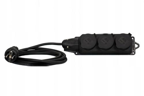 ONNLINE Przedłużacz listwowy gumowy 3x230V OW (H05RR-F) 3x1,5-5m ONNLINE
