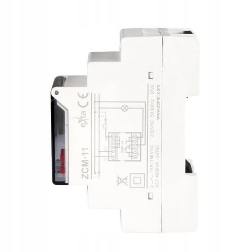ZAMEL Programator czasowy 1-KAN. tygodniowy 230V AC TYP: ZCM-11