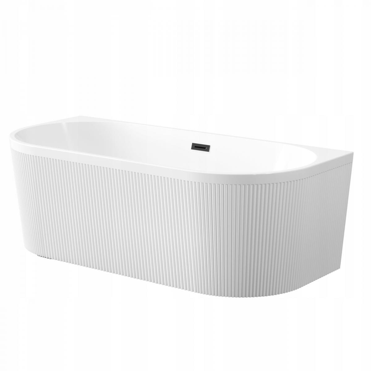 INVENA WANNA WOLNOST.PRZYŚC.RYFLOWANA 170 GLAMOUR INVENA TREND SYF.CZARNY