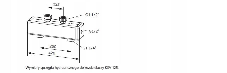 AFRISO-ROZDZIELACZ KSV 125-4 4 OBIEGI 77312