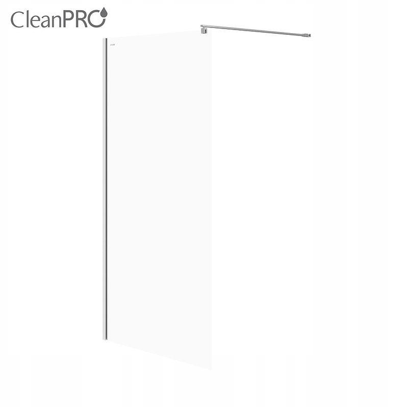 Kabina prysznicowa Walk-In Mille chrom 120 x 200 szkło transparentne