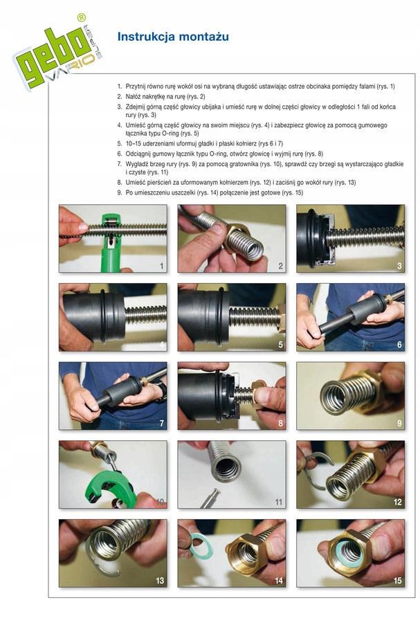 Rura falista DN20 AISI316l - 30mb z wykorzystaniem nakrętki 1